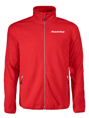 Herren Fleecejacke Rocket Rot